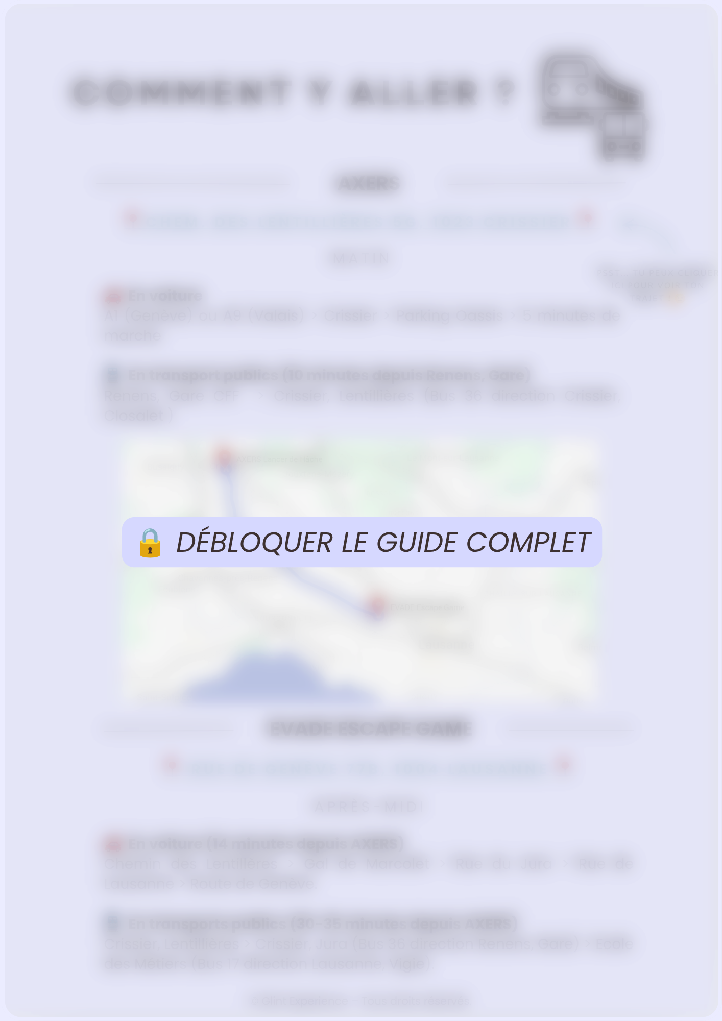 Challenge et adrénaline