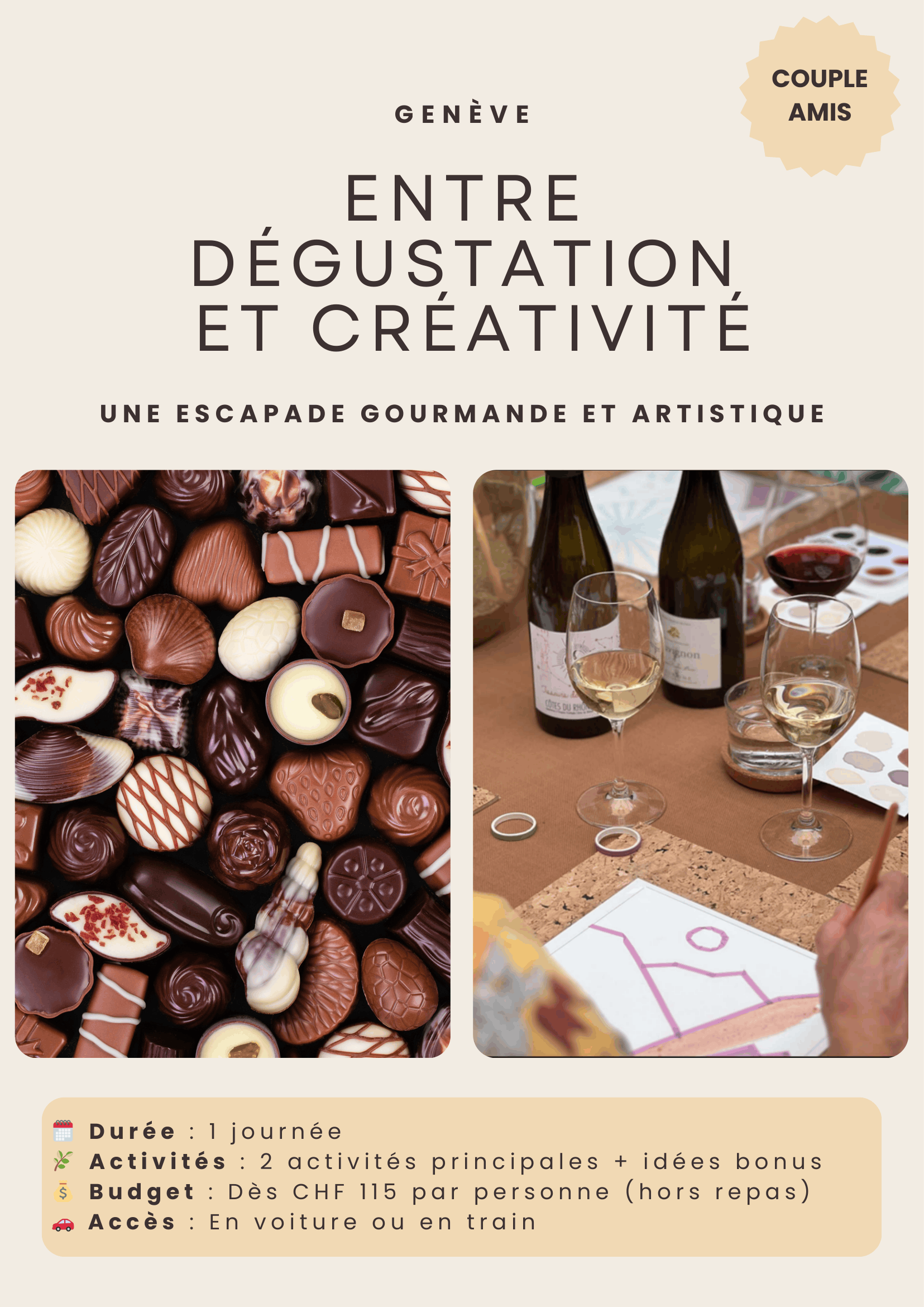 Entre dégustation et créativité